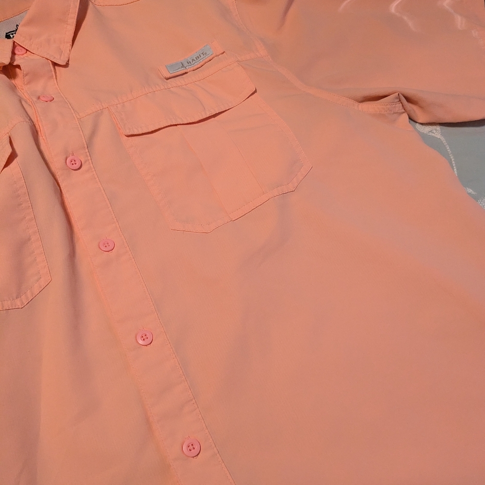 Habit Men's Coral Shirt - Picture 3 of 4